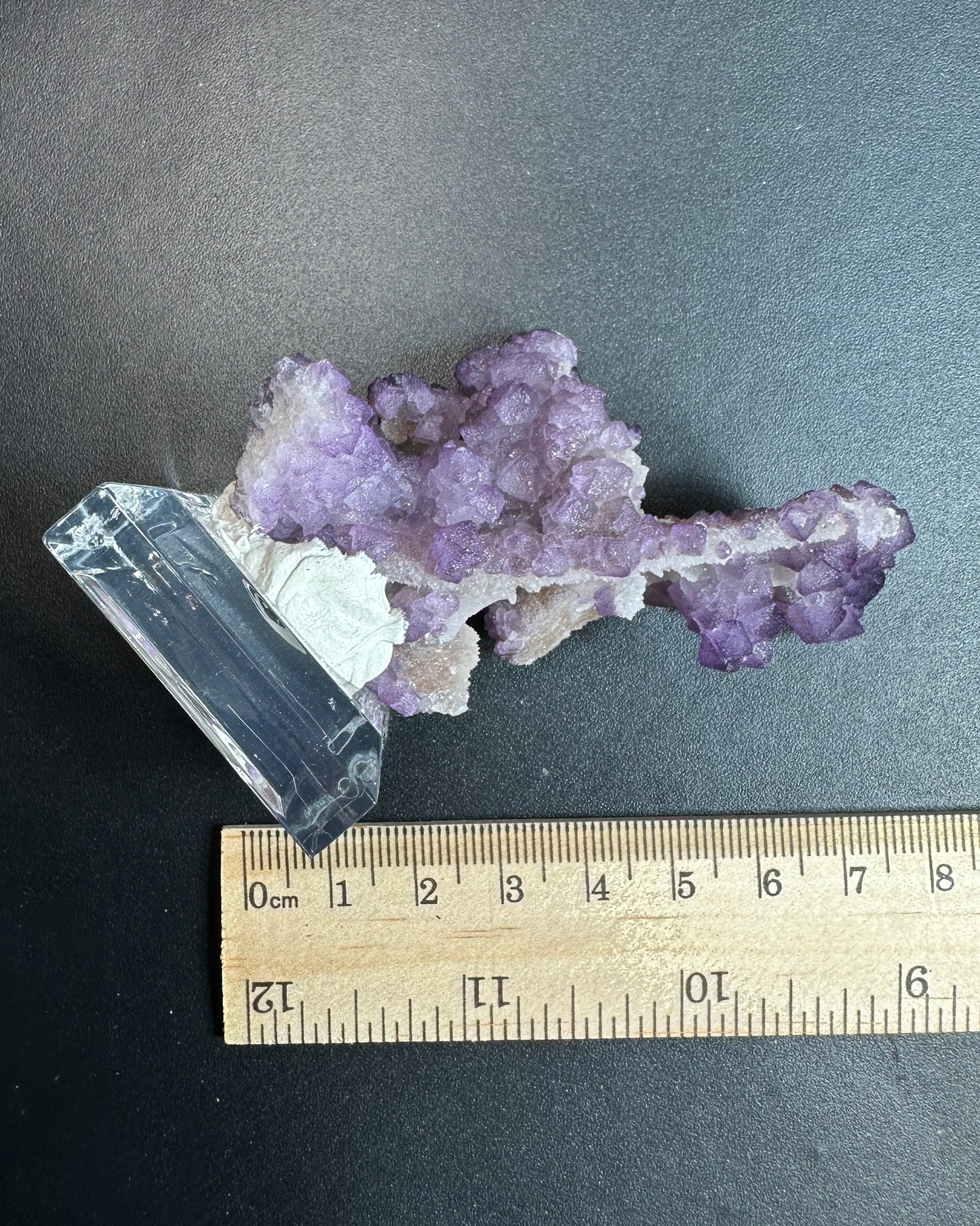 Tombstone Fluorite with Quartz