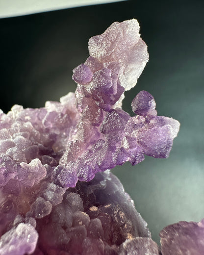 Quartz Cast Covered with Fluorite