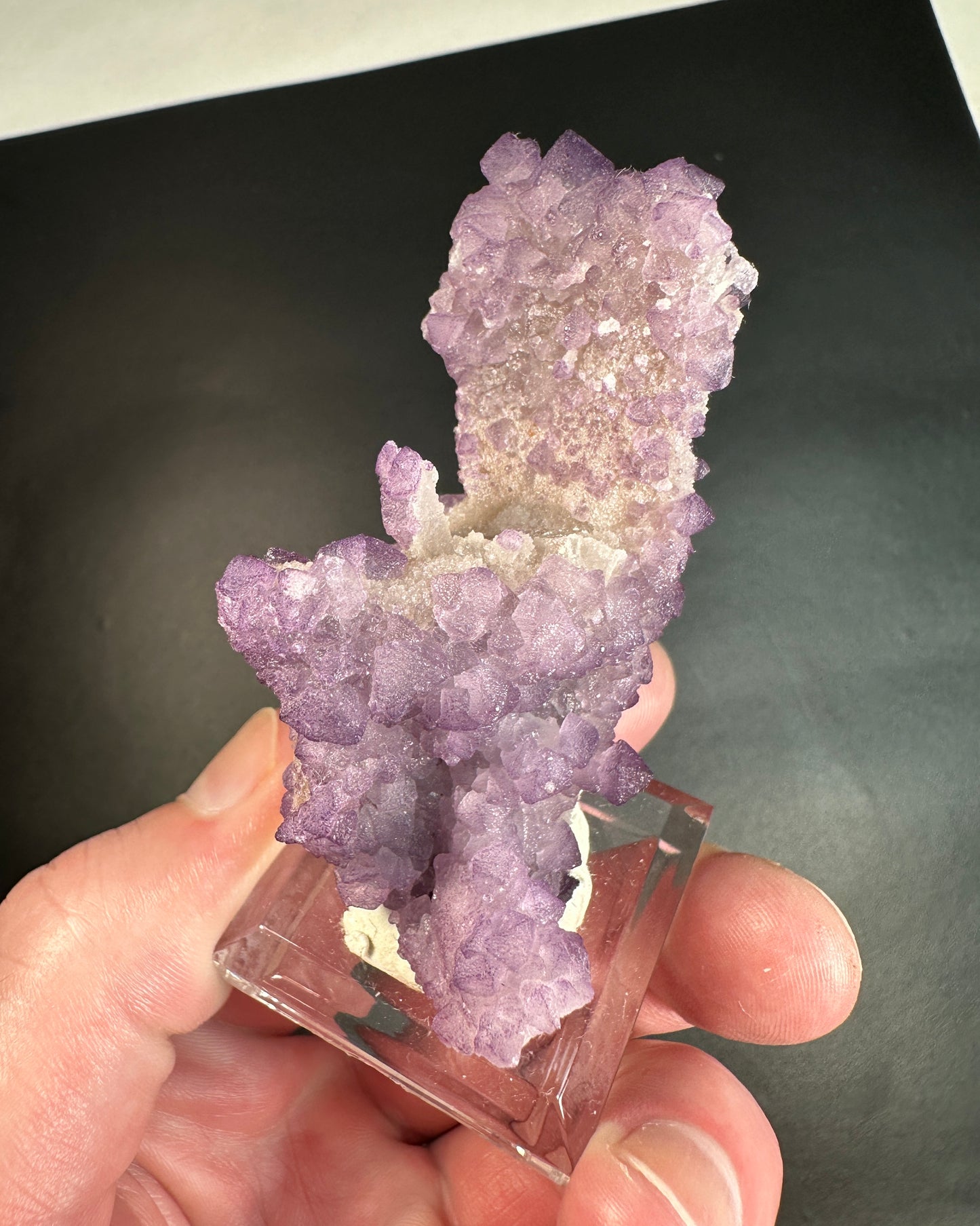 Tombstone Fluorite with Quartz