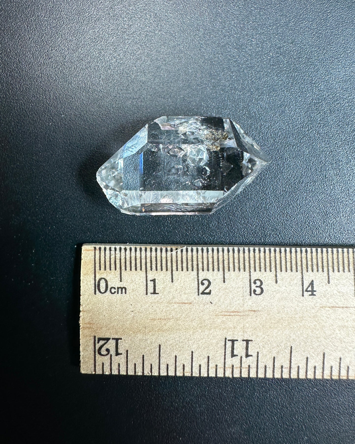 Herkimer Diamond with Negative Crystals and Enhydros