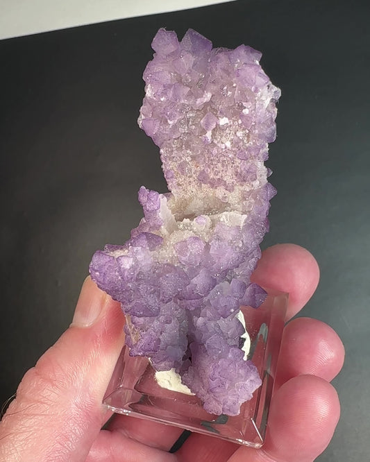 Tombstone Fluorite with Quartz