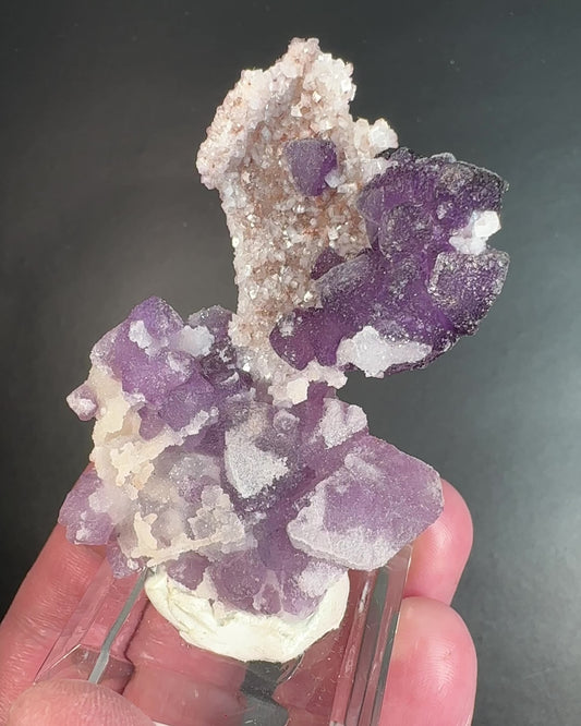 Arizona Fluorite with Orthoclase and Quartz